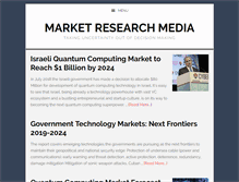 Tablet Screenshot of marketresearchmedia.com